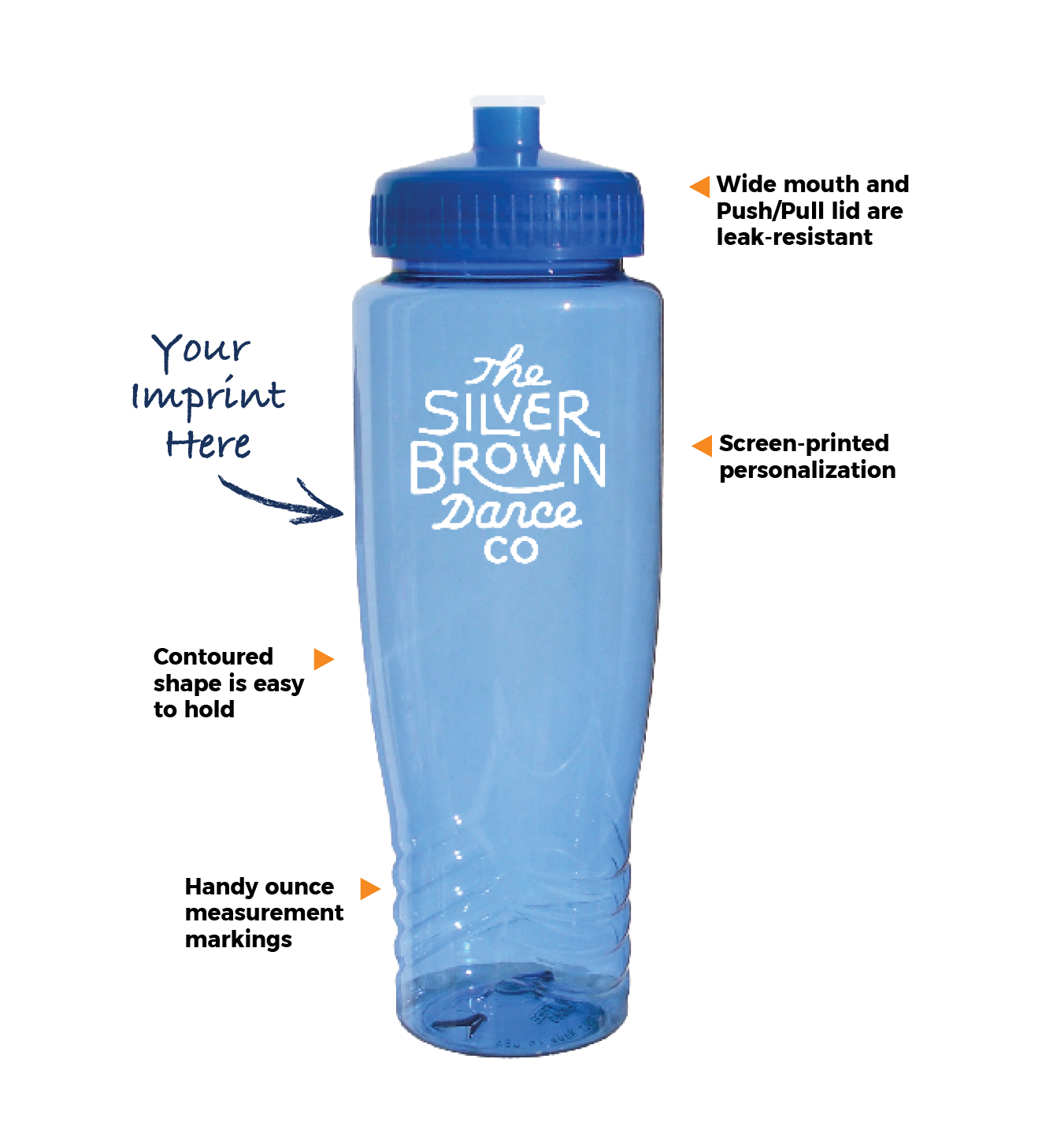 Sporty Squeeze Bottle 28-Oz. - Personalization Available